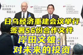 乌克兰战后重建需要大笔大笔的钱，希望双方的合作能够造福遭受战争伤害的乌克兰人民...视频封面