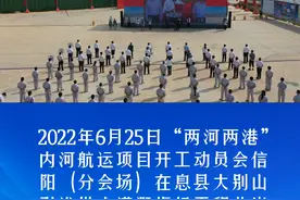 “两河两港”内河航运项目开工动员会信阳（分会场）在息县大别山
引淮供水灌溉枢纽工程北岸举行#息县 视频封面