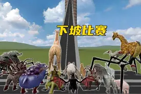 疯狂动物园：被动物们的下坡方式逗笑了，小企鹅是来跳舞的吧！视频封面