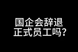 国企、央企会辞退正式员工吗？#体制内 #国企 #央企 #辞退视频封面