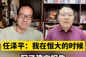 任泽平：我在恒大的时候，写了建言报告但被批评格局不够 #任泽平否认为千万年薪去恒大    视频封面