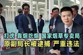 打虎！靠烟吃烟！国家烟草专卖局原副局长徐𬎆被逮捕！严重违法视频封面