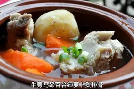 牛蒡马蹄百合红萝卜煲排骨 #艾和荟 #金芦荟 #去高 #高血压饮食视频封面