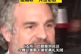 “绿巨人”饰演者美国演员鲁法洛，力挺奥斯卡门外的支持巴勒斯坦活动，高呼“人性必胜！视频封面