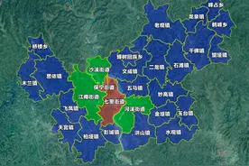 南充代管省辖阆中市，共5个街道、19个镇、3个乡、1个民族乡 #南充 #阆中 #区划图视频封面
