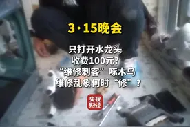 #315曝光维修刺客啄木鸟  #啄木鸟家庭维修只开个水龙头收费100元视频封面