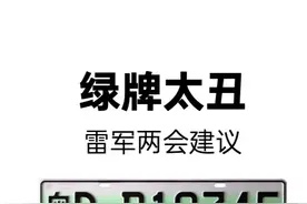 绿牌太丑——雷军两会建议 雷总两会建议，说绿牌太丑，必须改掉，我举双手双脚赞成

丑爆的新能源绿牌，不仅是审美问题，更是直接影响了电车的经济利益#全民智驾计划 #绿牌 #小米su7ultra #雷军视频封面