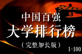 中国百强大学排行榜（完整版），你所在的大学上榜了吗？视频封面