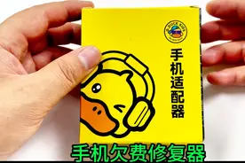 开箱一款手机适配器，据说能修复手机各种问题，就连欠费都能修复视频封面