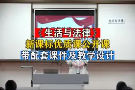小学道法《生活与法律》新课标公开课优质课一等奖视频封面