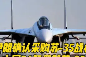 伊朗确认采购苏-35战机，中国24架俄制苏-35转卖伊朗可行视频封面