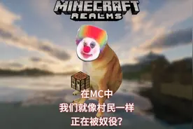 工作台就是玩家的工作方块？MC玩家正如村民一样被奴役？视频封面