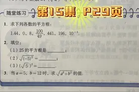 八年级数学上册 培优课堂15 平方根 随堂练习 #廖俊华老师视频封面