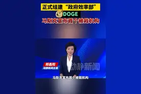 正式组建“政府效率部”DOGE，马斯克宣布首个被裁机构视频封面