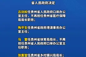 贵州省人民政府公布一批任免职通知视频封面