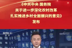 《中共中央 国务院关于进一步深化农村改革 扎实推进乡村全面振兴的意见》发布 #2025年中央一号文件发布 #媒体精选计划视频封面