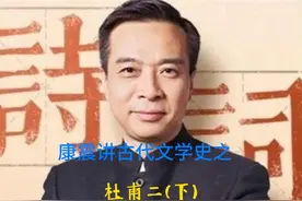 康震讲古代文学史（唐代部分）之杜甫二（下） #文学史 #文化视频封面