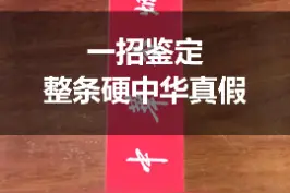 纯干货！教你一招鉴定，整条硬中华真假！#真假烟鉴定