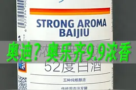 奥迪白酒？9.9元的奥乐齐白酒测评 #一波说酒 #白酒 #奥乐齐白酒视频封面