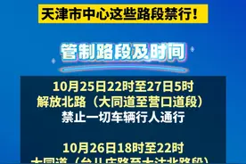 连续两天！天津市中心这些路段禁行！ #天津 #解放北路