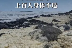 澳大利亚多个海滩被黄绿色泡沫覆盖，死鱼遍布，上百人身体不适 视频封面