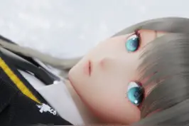 你要和鹿鸣一起打雪仗吗？#yoyo鹿鸣 #人工桌面 #3d 视频封面