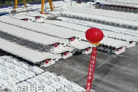 #世界最高液压支架在郑州下线  6月13日，郑煤机集团10米超大采高智能化液压支架顺利通过出厂评议并完成首批交付。此次交付的10米超大采高智能化液压支架的支护高度、工作阻力均为目前世界之最，该套设备的研制和批量投入使用，将再次刷新煤炭开采产量、工效等多项世界纪录。（记者 栾姗 胡舒彤 聂冬晗 童林）#郑州  #科技强国视频封面