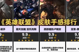 【虎扑】《英雄联盟》皮肤手感排行 #英雄联盟手游#英雄联盟视频封面