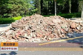 随意倾倒建筑垃圾，两人被拘留视频封面