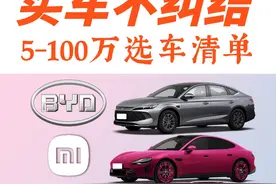 2025年50款高性价比汽车推荐！如何买车不出错？ #新能源 #汽车视频封面