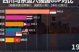 曾经差距巨大，现在能否赶上？四川省与东盟六强国GDP对比 #知识视频封面