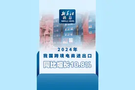 新华社消息｜2024年我国跨境电商进出口同比增长10.8%视频封面