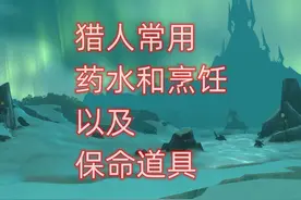 魔兽世界硬核模式猎人常用药水和烹饪，以及保命道具