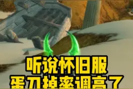 听说蛋刀掉率调高了？wowhead数据库显示14%！#魔兽世界 #魔兽世界怀旧服 视频封面
