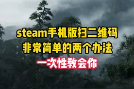 steam手机版扫二维码，非常简单的两个办法，一次性教会你视频封面