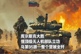 库尔斯克大胜：俄顶级无人机部队立功，乌第95旅一整个营被全歼视频封面