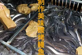 炭火香韵：探秘韩式碳烤鳗鱼的精致之旅 #制作 #制作过程 #美食视频封面