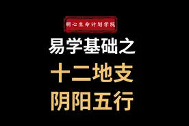 易学基础之十二地支对应阴阳五行
#十二生肖#易经#命理#玄学#风水视频封面