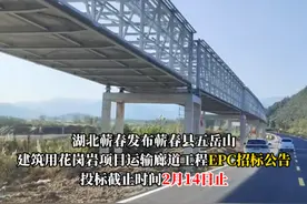 合同价38915.5万元！湖北蕲春超1.1亿吨砂石大矿皮带廊道工程EPC招标...#投资 #项目建设 #老百姓关心的话题 #运输 #湖北视频封面
