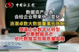 数据资产入表会给企业带来什么变化？浪潮卓数大数据董事长张帆：倒逼企业数字化转型,积累数据资产,依托数据实现高质量发展#数据资产 #世界计算机大会视频封面