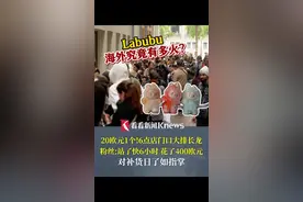 Labubu海外究竟有多火？6点荷兰店门口大排场龙 粉丝：站了快6小时，花了400欧元 #荷兰#Labubu
