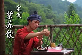 复刻宋代《清明上河图》里的夏日饮品-紫苏饮，古人解暑秘诀视频封面