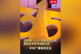 2024年“3·15”晚会预告公布！食品安全、互联网数据造假等问题被点名 #315晚会视频封面