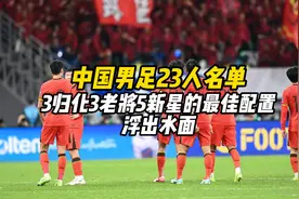 男足23人名单预测：3归化3老将5新星的最佳配置浮出水面 #国足视频封面