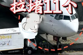 印度客机粪战时刻，12个厕所被拉堵了11个，不得不返航视频封面