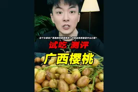 这种水果在广西真的叫做樱桃吗？它吃起来到底是酸的还是甜的？ #请你尝尝我家乡的水果 #测评 #试吃 #樱桃 #黄皮视频封面