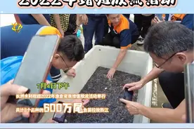 好赞！长洲水利枢纽举行2022年增殖放流活动！#保护生态环境 #热点 #新闻 视频封面