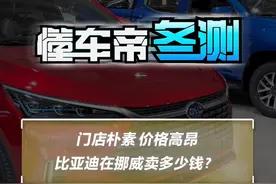 门店朴素，价格高昂，#比亚迪 在挪威卖多少钱？#冬测 #2023懂车帝冬测视频封面