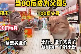当孩子非要买玩具，00后父母…… #猫meme #猫meme小剧场 #00后视频封面