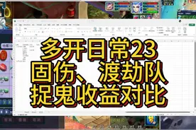 多开日常23 129固伤
渡劫159-175
捉鬼收益对比
#回合制视频封面